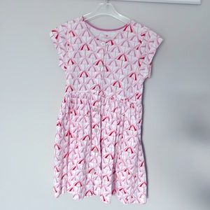Pink Chicken Girls Umbrella Print Dress Size 8